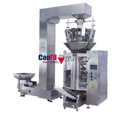 Equipo de envasado principal de 10 VFFS con el pesador de Multihead