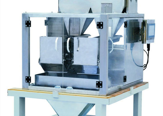 6500 la máquina linear principal del pesador del gramo 2 para las nueces de las semillas pulveriza el azúcar de los granos del gránulo