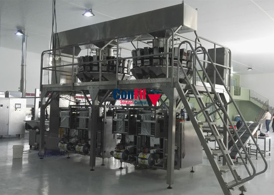 500 cabeza de la empaquetadora del pesador de Multihead del gramo 20