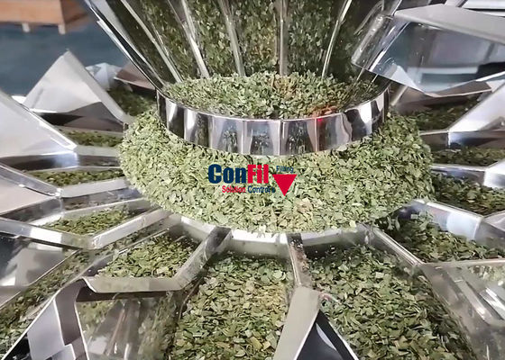 El pesador micro de la balanza de Multihead deshidrató el peso bajo Mini Filling Machine de la blanco de la comida