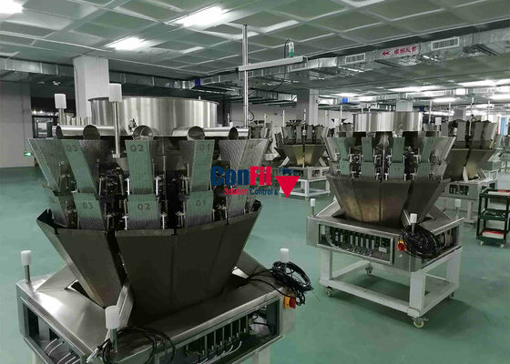 Balanza Multihead de Multihead nosotros para la máquina de rellenar impermeable del pollo de las aves de corral Marinated