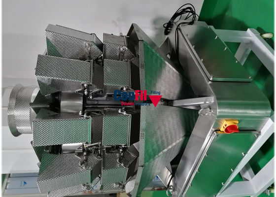 Pesador de Multihead de la balanza de Multihead para el rollo de primavera de la comida congelada que cuenta la máquina de rellenar