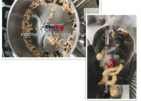 Máquina de rellenar destrozada de la comida fresca de Fried Chicken Multihead Weighing Machine