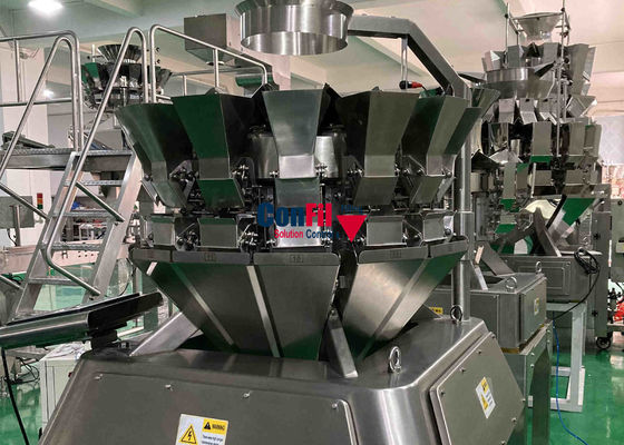 Empaquetadora del pesador de Multihead de 50 gramos para la flor del cáñamo en los envases