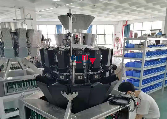 Pesador de Multihead de la balanza de Multihead para el pesador micro médico de la bola de algodón que cuenta la máquina