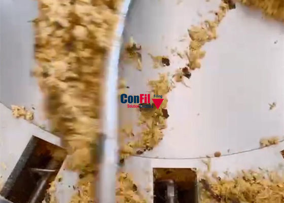 Pesador de Multihead de la balanza de Multihead con el alimentador de tornillo para la máquina de rellenar de la seda de la carne