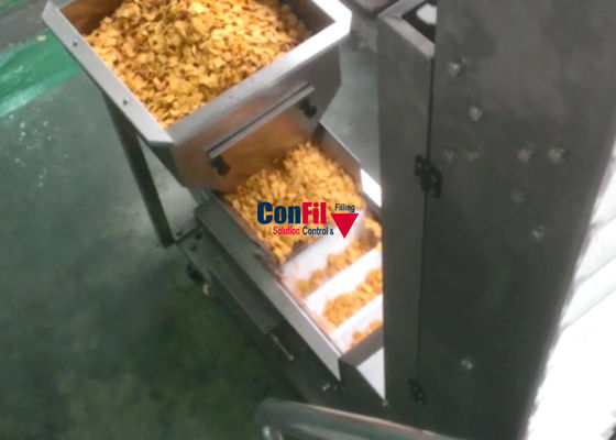 Multihead sacó cabeza de la empaquetadora 14 de los snacks
