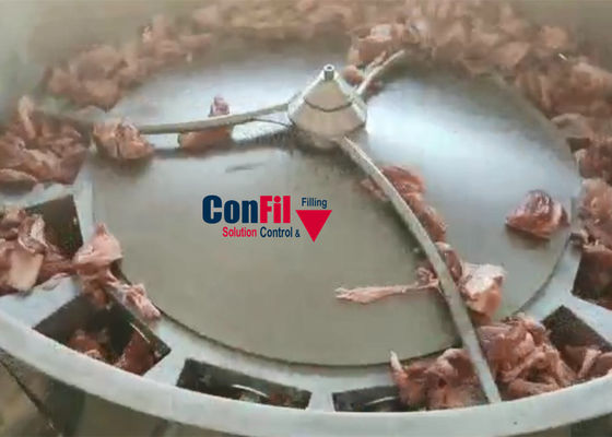 Balanza principal del alimentador de tornillo 14 2Liter Multihead para las aves de corral frescas