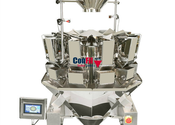 El pesador de Multihead de la balanza de Multihead para la máquina de Filliing de la melcocha del caramelo impermeabilizó