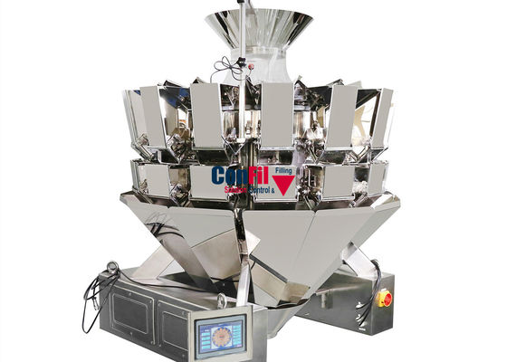 El pesador de Multihead de la balanza de Multihead para la máquina de Filliing de la melcocha del caramelo impermeabilizó