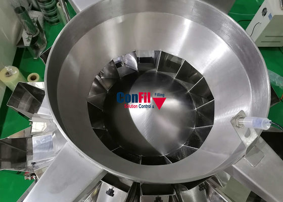 3000 balanza automática del gramo 14Head Multihead con almacenamiento central del tanque