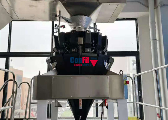 Máquina de rellenar de Multihead de los productos del queso del pesador principal automático del pesador 14