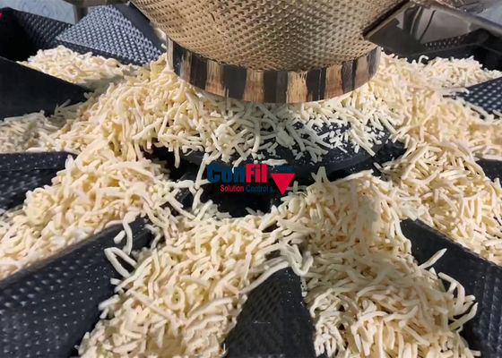 Máquina de rellenar de Multihead de los productos del queso del pesador principal automático del pesador 14