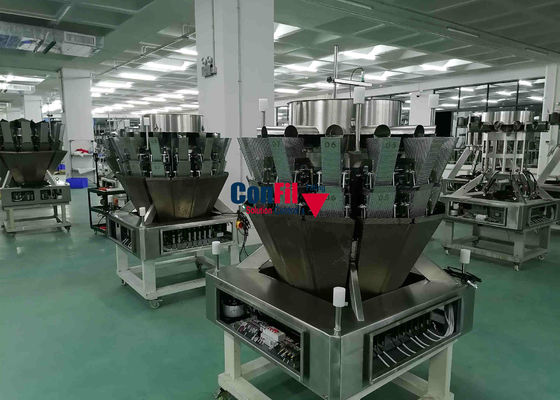 tornillo de una sola capa Multihead del pesador principal automático del pesador 14 de 700kg 3 litros