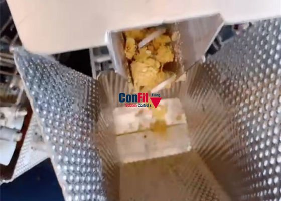 Empaquetadora rotatoria de la bolsa del vacío de 1000 gramos para la seda de la carne