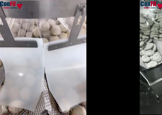 Vacío rotatorio 2000 empaquetadoras principales multi del gramo para la bola de pescados