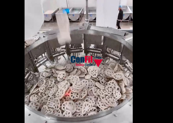 empaquetadora del pesador de 60bpm Multihead para la línea de embalaje cortada fresca de las verduras
