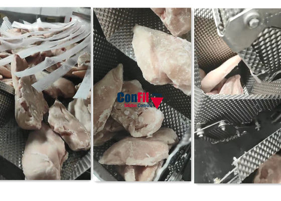 10 cabeza principal multi de la empaquetadora de la bolsa del prendedero congelado del pollo del kilogramo 14