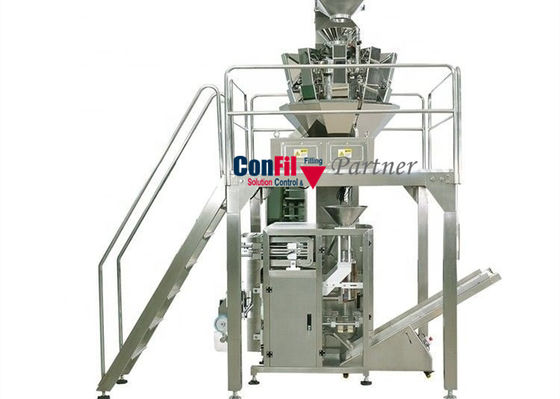 Empaquetadora principal del pesador de 10 Multihead para los cacahuetes de las semillas de flor de Sun
