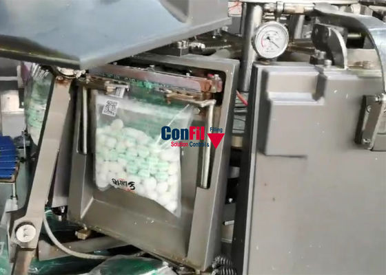 Empaquetadora automática del vacío para el salto frágil de la comida del huevo de codornices