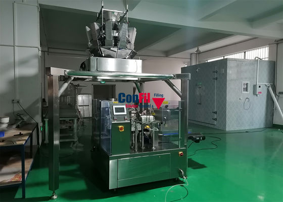 7kW 2000 empaquetadoras preparadas de antemano rotatorias de la bolsa del gramo para las rebanadas de la patata dulce