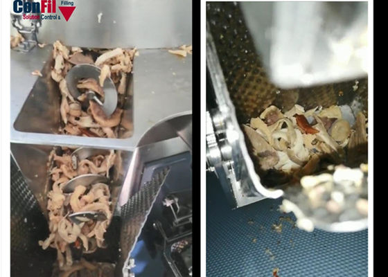 Máquina de empaquetamiento al vacío rotatoria de 500 gramos para la carne de las visceras