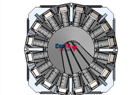 Cabeza 16 pesador de Multihead de 3,0 litros para las pepitas de pollo