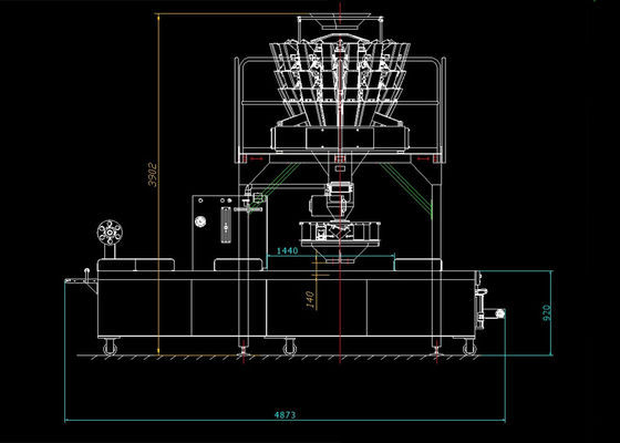 Empaquetadora del pesador de Multihead para Mini Salami Sausage Packaging System ROMA Thermoforming Packaging