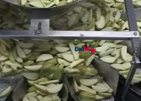 Balanza impermeable de Multihead para las rebanadas 2000gram de Apple