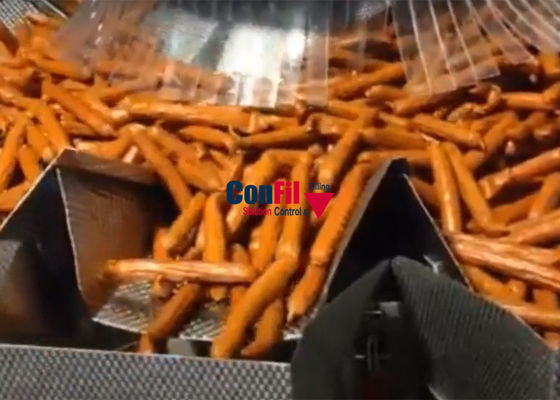 Cabeza 16 balanza de Multihead de 3,0 litros para la carne de salchicha