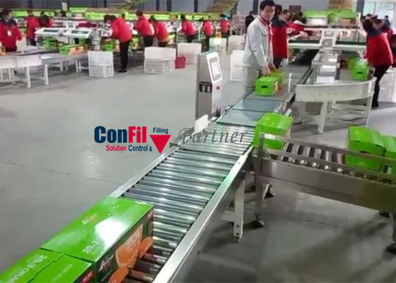 50 pedazos/minuto 30 kilogramos comprueban la máquina del pesador para saber si hay cajas de las cajas