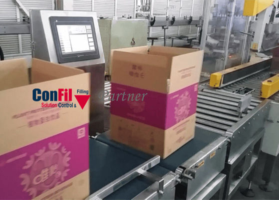 50 pedazos/minuto 30 kilogramos comprueban la máquina del pesador para saber si hay cajas de las cajas